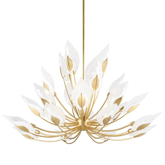 Hudson Valley 4856-GL 24 Light Chandelier, Gold Leaf