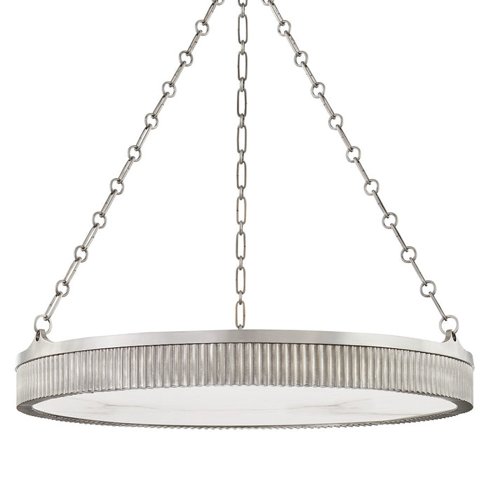Hudson Valley 532-AN Eight Light Chandelier, Antique Nickel
