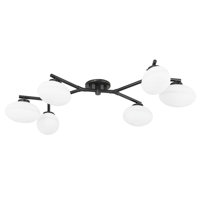 Hudson Valley 5541-OB Six Light Semi Flush Mount, Old Bronze