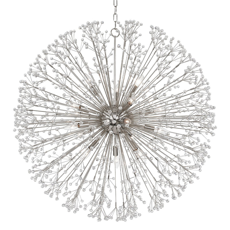 Hudson Valley 6039-PN 16 Light Chandelier, Polished Nickel