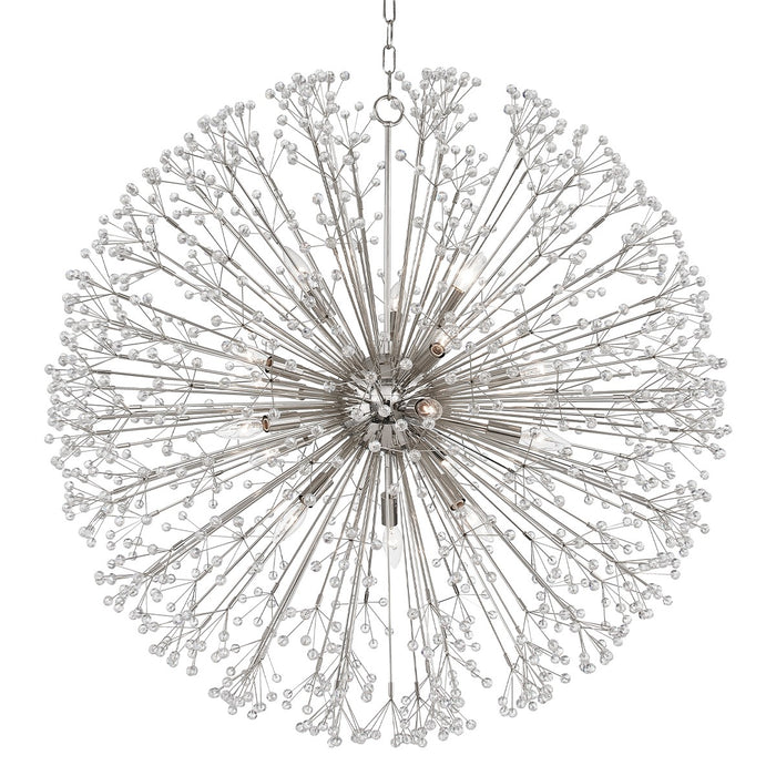 Hudson Valley 6039-PN 16 Light Chandelier, Polished Nickel