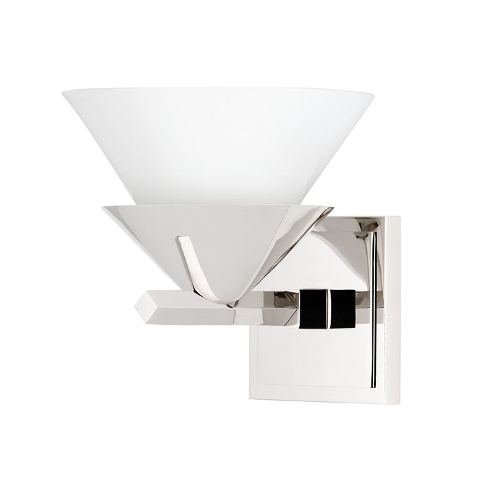 Hudson Valley 6401-PN One Light Wall Sconce, Polished Nickel