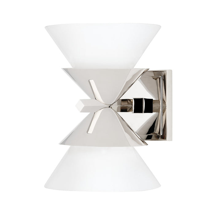 Hudson Valley 6402-PN Two Light Wall Sconce, Polished Nickel