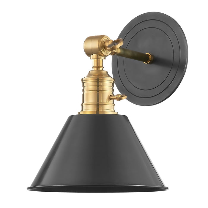 Hudson Valley 8321-AOB One Light Wall Sconce, Aged Old Bronze