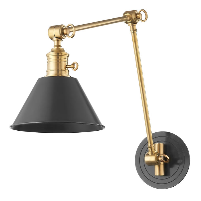 Hudson Valley 8323-AOB One Light Wall Sconce, Aged Old Bronze