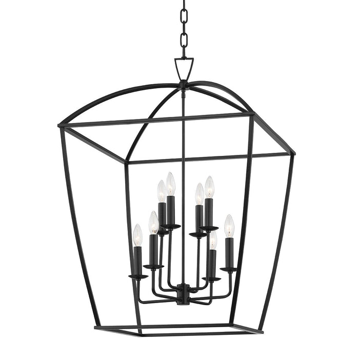 Hudson Valley 8324-AI Eight Light Lantern, Aged Iron (Display - Final Sale)