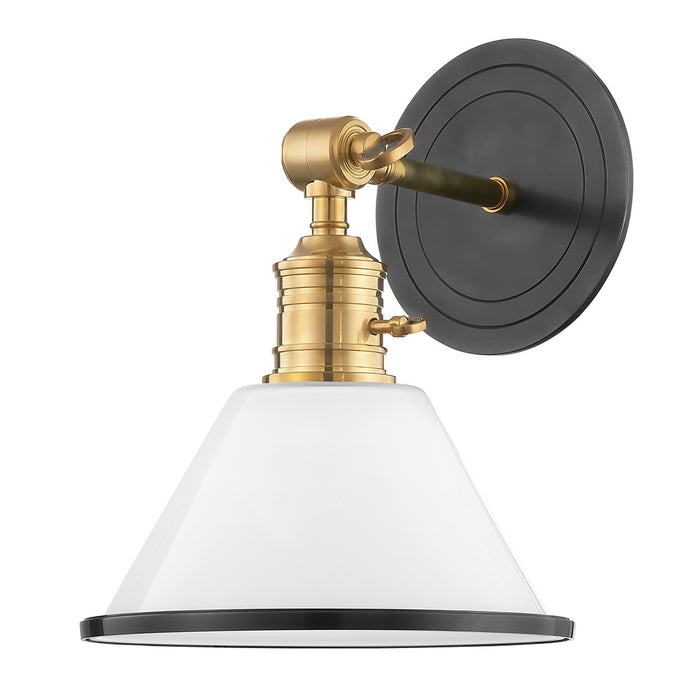 Hudson Valley 8331-AOB One Light Wall Sconce, Aged Old Bronze