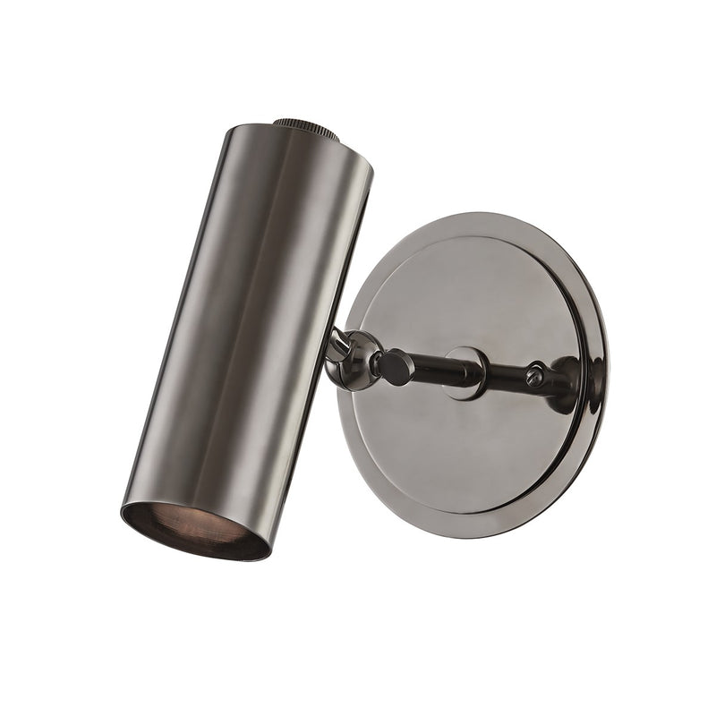 Hudson Valley 9151-BLNK One Light Wall Sconce, Black Nickel