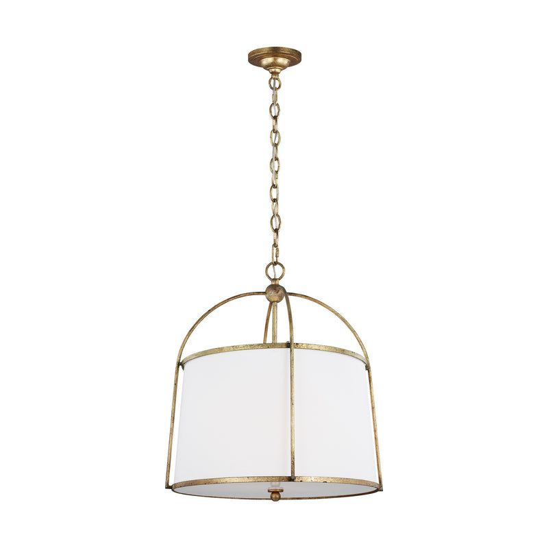 Visual Comfort Studio CP1112ADB Two Light Pendant, Antique Gild