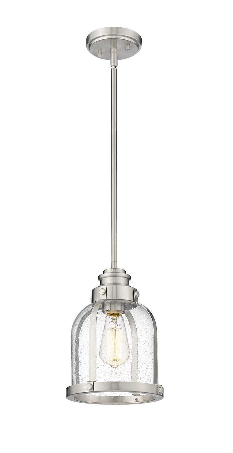 Z-Lite 337MP-BN One Light Pendant, Brushed Nickel