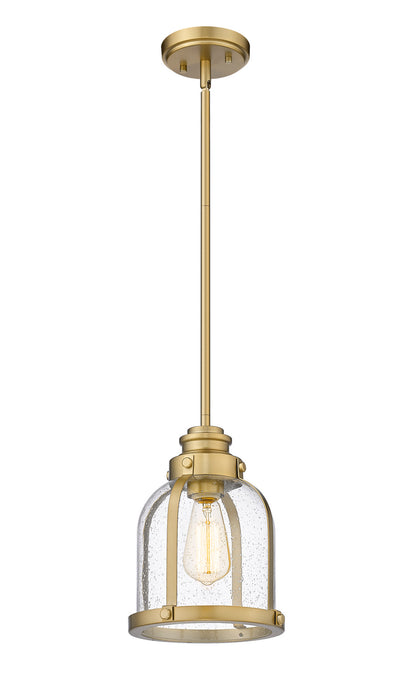 Z-Lite 337MP-HBR One Light Pendant, Heritage Brass