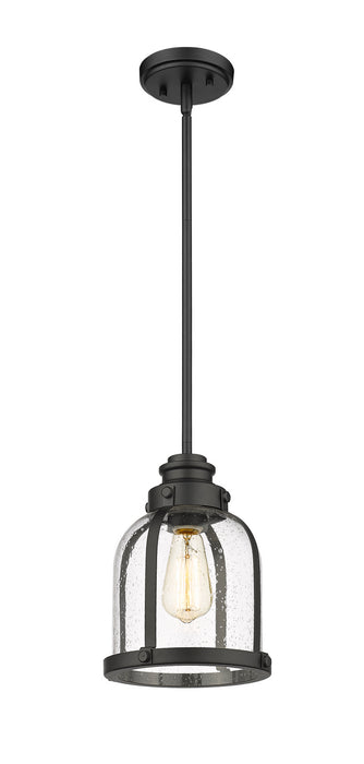 Z-Lite 337MP-MB One Light Pendant, Matte Black