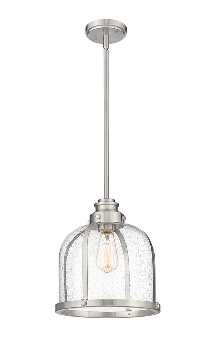 Z-Lite 337P12BN One Light Pendant, Brushed Nickel