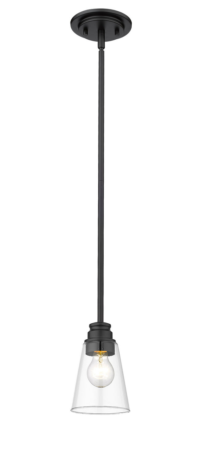 Z-Lite 428MP-MB One Light Pendant, Matte Black