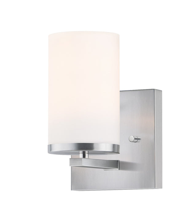 Maxim 10281SWSN One Light Wall Sconce, Satin Nickel