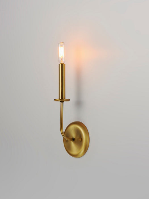 Maxim 10321SBR One Light Wall Sconce, Satin Brass