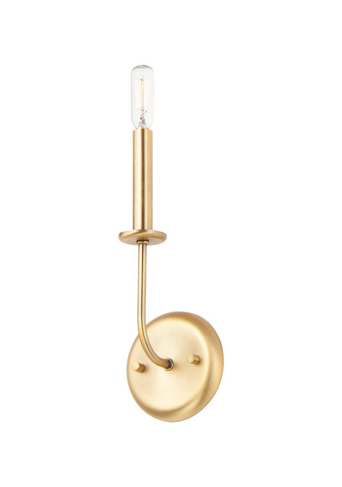 Maxim 10321SBR One Light Wall Sconce, Satin Brass