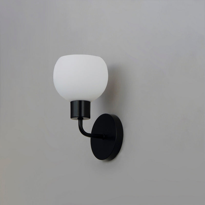 Maxim 11271SWBK One Light Wall Sconce, Black