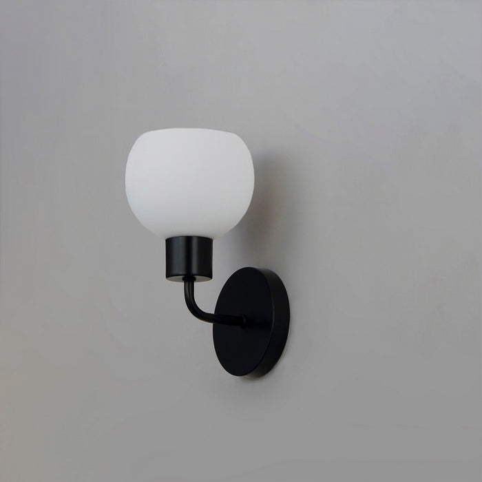 Maxim 11271SWBK One Light Wall Sconce, Black