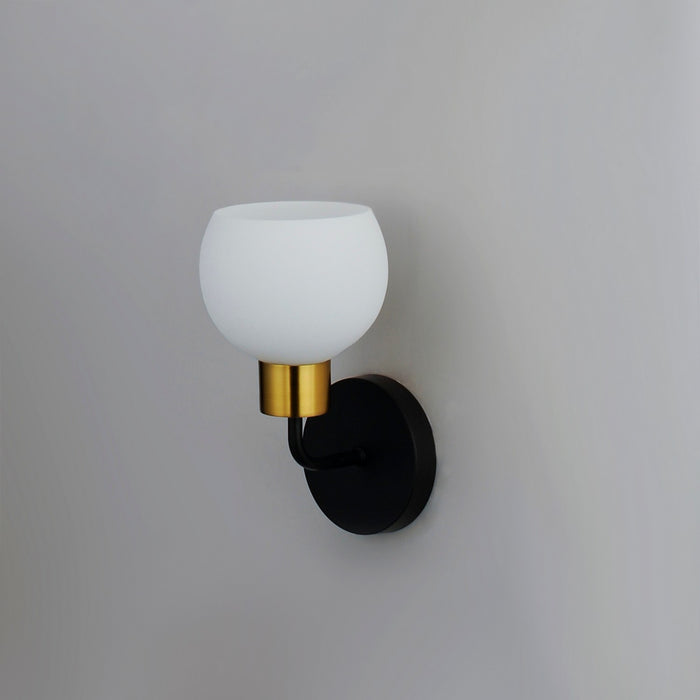 Maxim 11271SWBZSBR One Light Wall Sconce, Bronze / Satin Brass