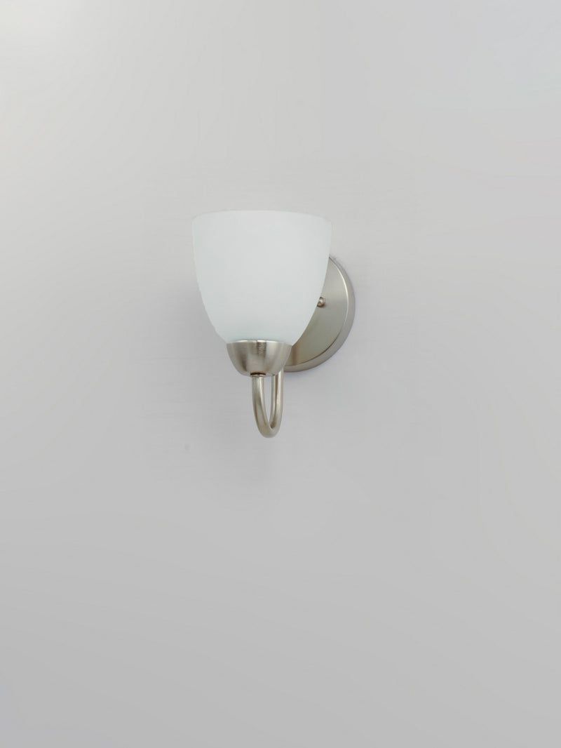 Maxim 11381FTSN One Light Bath Vanity, Satin Nickel