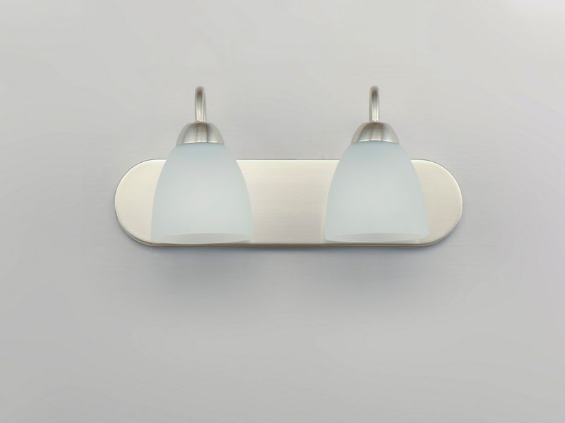 Maxim 11382FTSN Two Light Bath Vanity, Satin Nickel