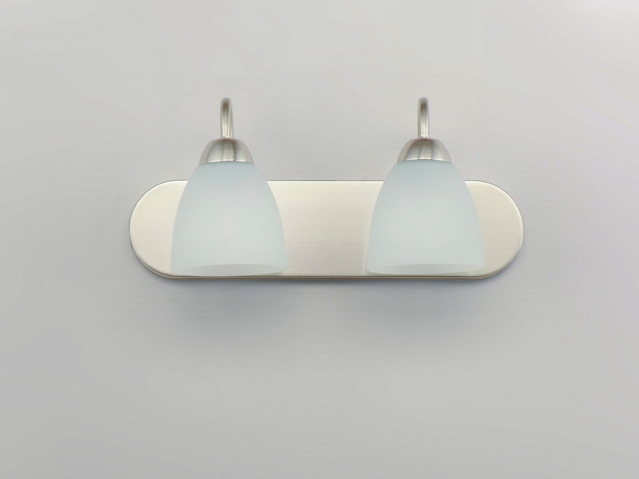 Maxim 11382FTSN Two Light Bath Vanity, Satin Nickel