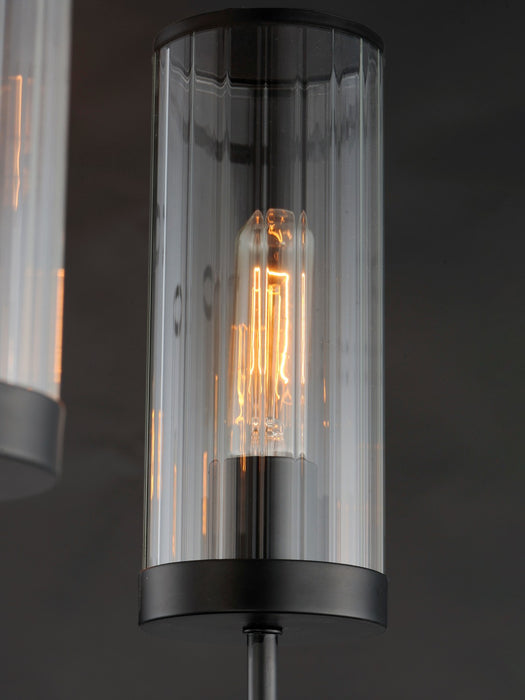 Maxim 11475CRBK Five Light Chandelier, Black