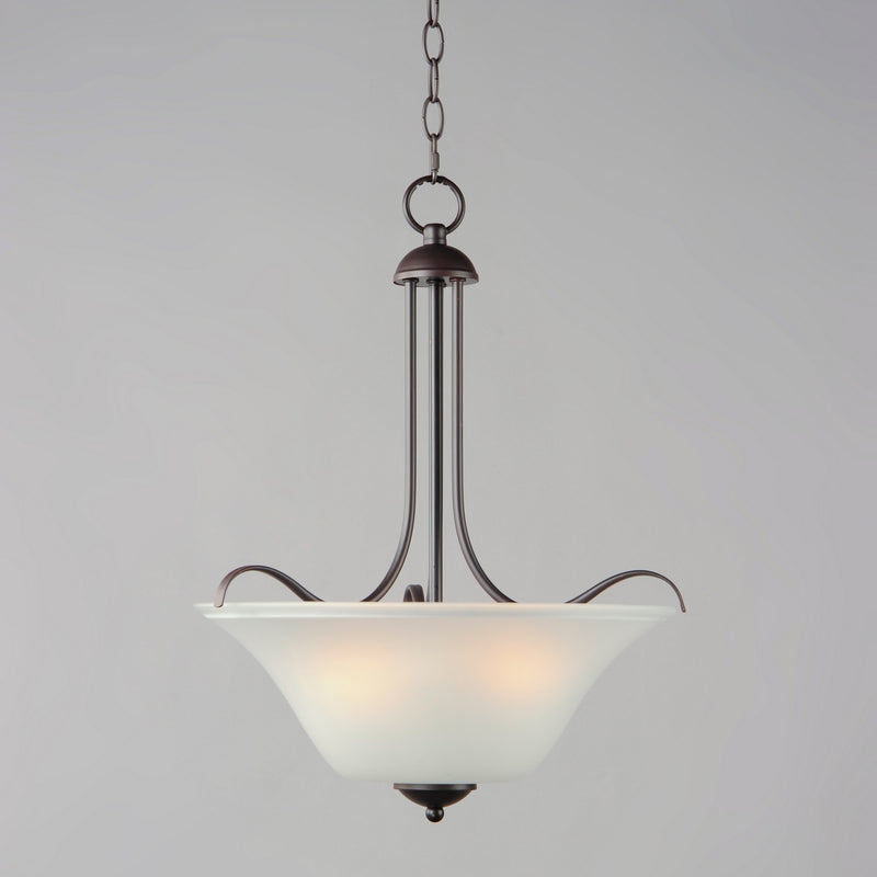Maxim 12070FTOI Three Light Pendant, Oil Rubbed Bronze