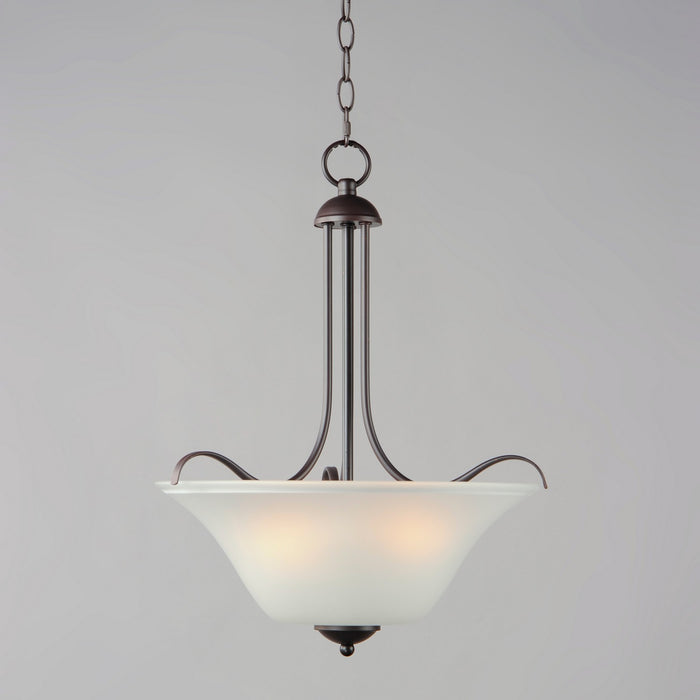 Maxim 12070FTOI Three Light Pendant, Oil Rubbed Bronze