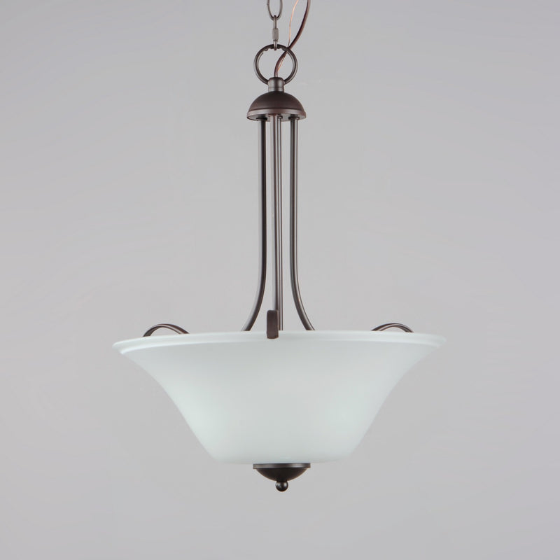 Maxim 12070FTOI Three Light Pendant, Oil Rubbed Bronze