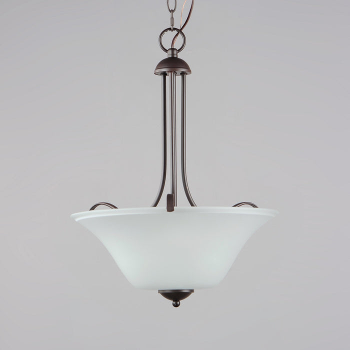 Maxim 12070FTOI Three Light Pendant, Oil Rubbed Bronze