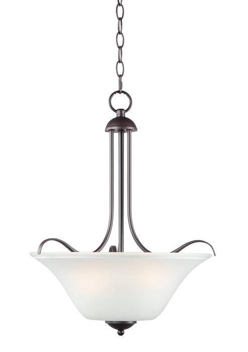 Maxim 12070FTOI Three Light Pendant, Oil Rubbed Bronze