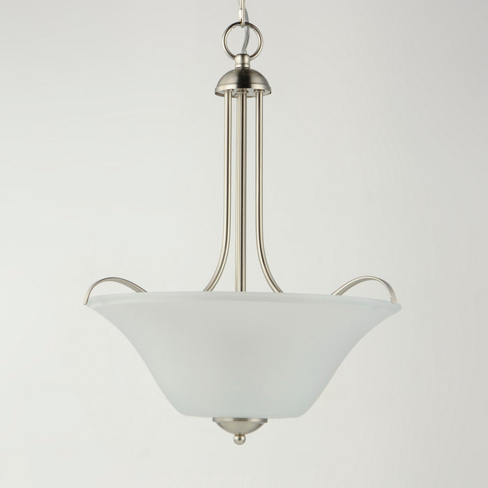 Maxim 12070FTSN Three Light Pendant, Satin Nickel