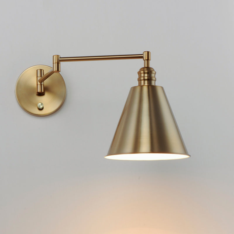 Maxim 12220HR One Light Wall Sconce, Heritage