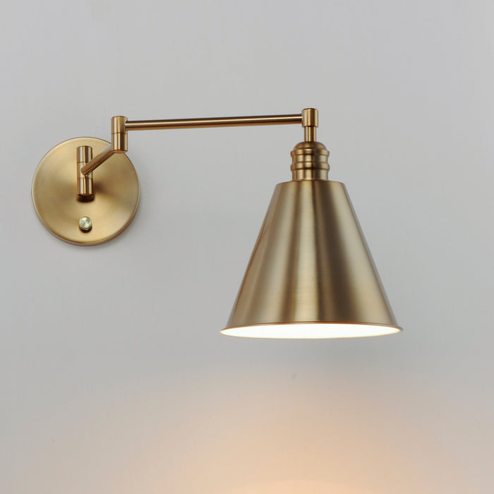 Maxim 12220HR One Light Wall Sconce, Heritage