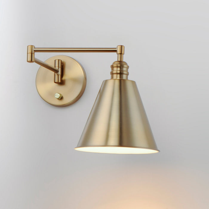 Maxim 12220HR One Light Wall Sconce, Heritage