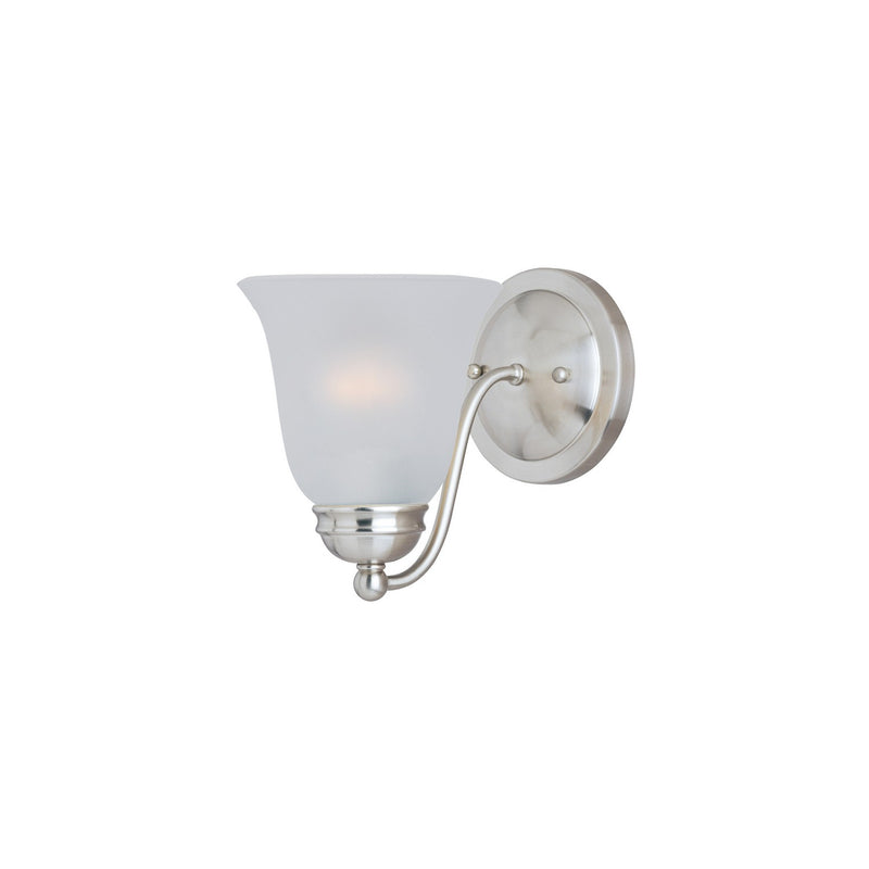 Maxim 2120FTSN One Light Wall Sconce, Satin Nickel