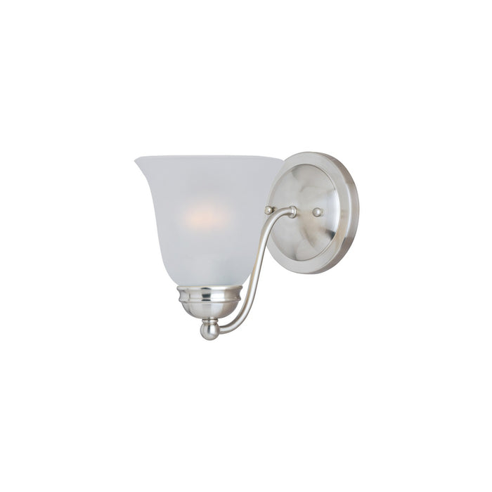 Maxim 2120FTSN One Light Wall Sconce, Satin Nickel