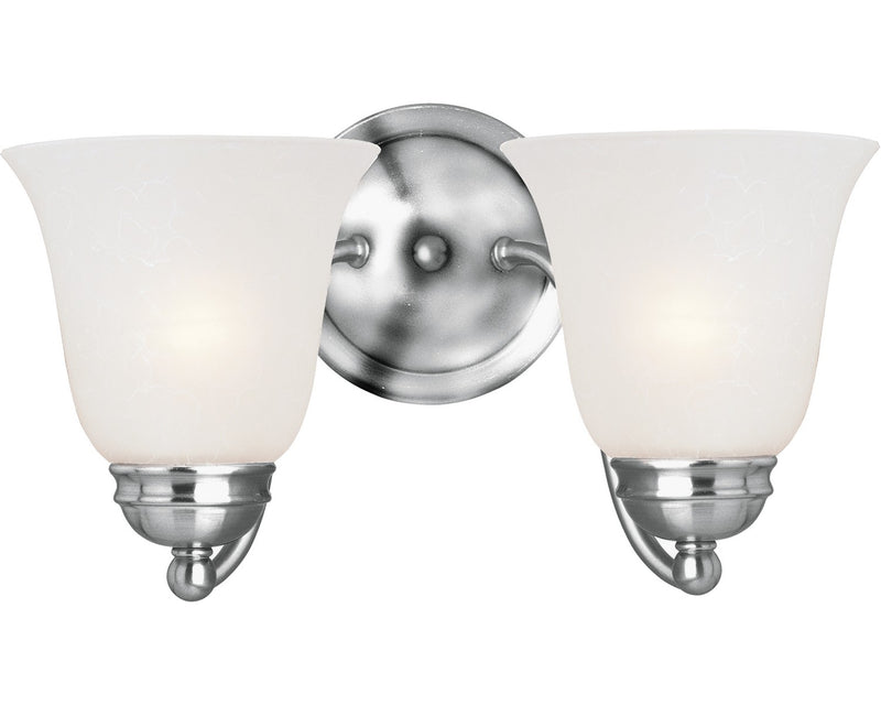 Maxim 2121FTPC Two Light Wall Sconce, Polished Chrome