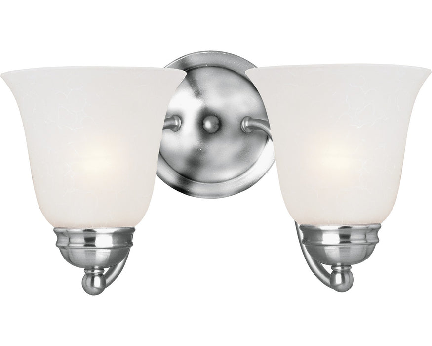 Maxim 2121FTPC Two Light Wall Sconce, Polished Chrome