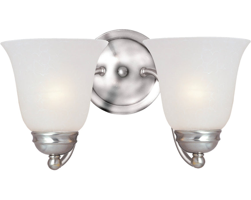 Maxim 2121FTSN Two Light Wall Sconce, Satin Nickel