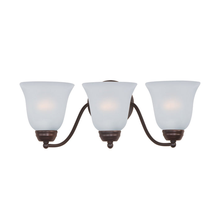Maxim 2122FTOI Three Light Bath Vanity, Oil Rubbed Bronze