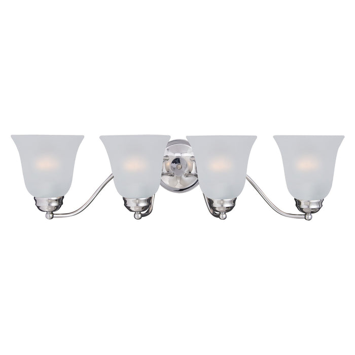 Maxim 2123FTPC Four Light Bath Vanity, Polished Chrome