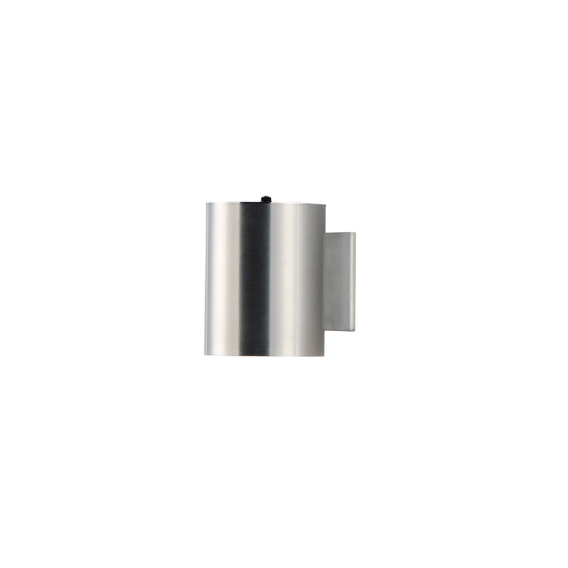 Maxim 26101AL/PHC One Light Outdoor Wall Lantern, Brushed Aluminum