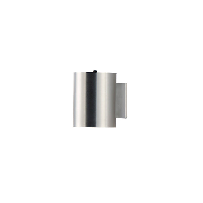 Maxim 26101AL/PHC One Light Outdoor Wall Lantern, Brushed Aluminum
