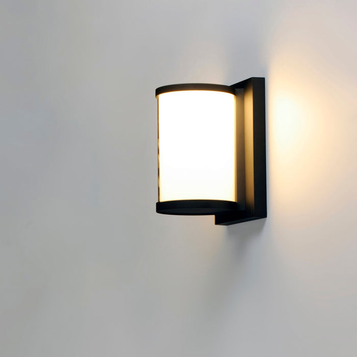 Maxim 52125WTBK LED Outdoor Wall Sconce, Black