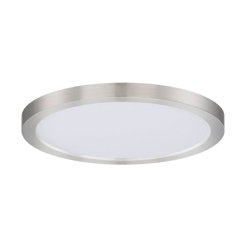 Maxim 57694WTSN LED Flush Mount, Satin Nickel