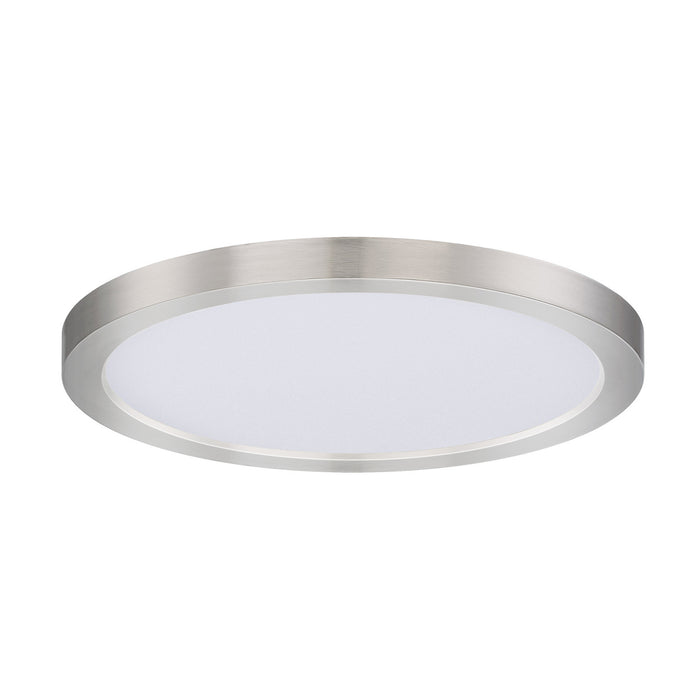 Maxim 57694WTSN LED Flush Mount, Satin Nickel