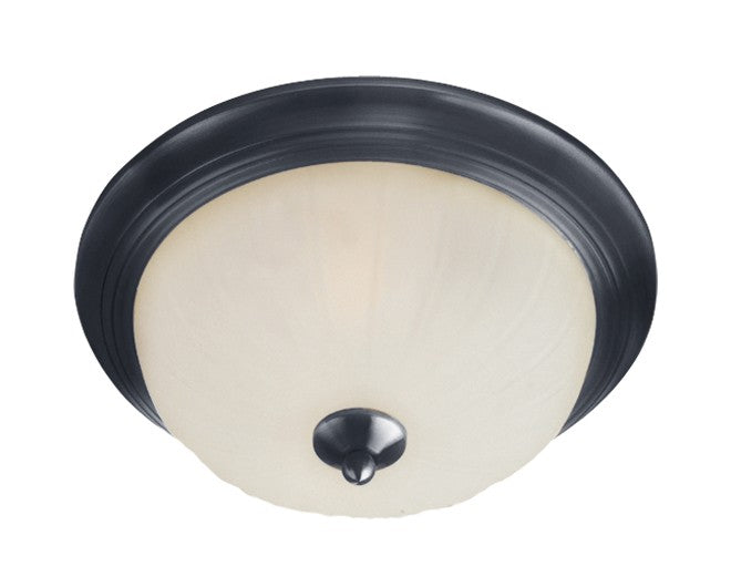 Maxim 5830FTBK One Light Flush Mount, Black